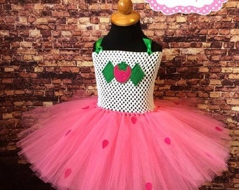 Strawberry Shortcake Tutu Dress. Strawberry shortcake birthday. Strawberry shortcake costume. Strawberry birthday. Strawberry tutu.