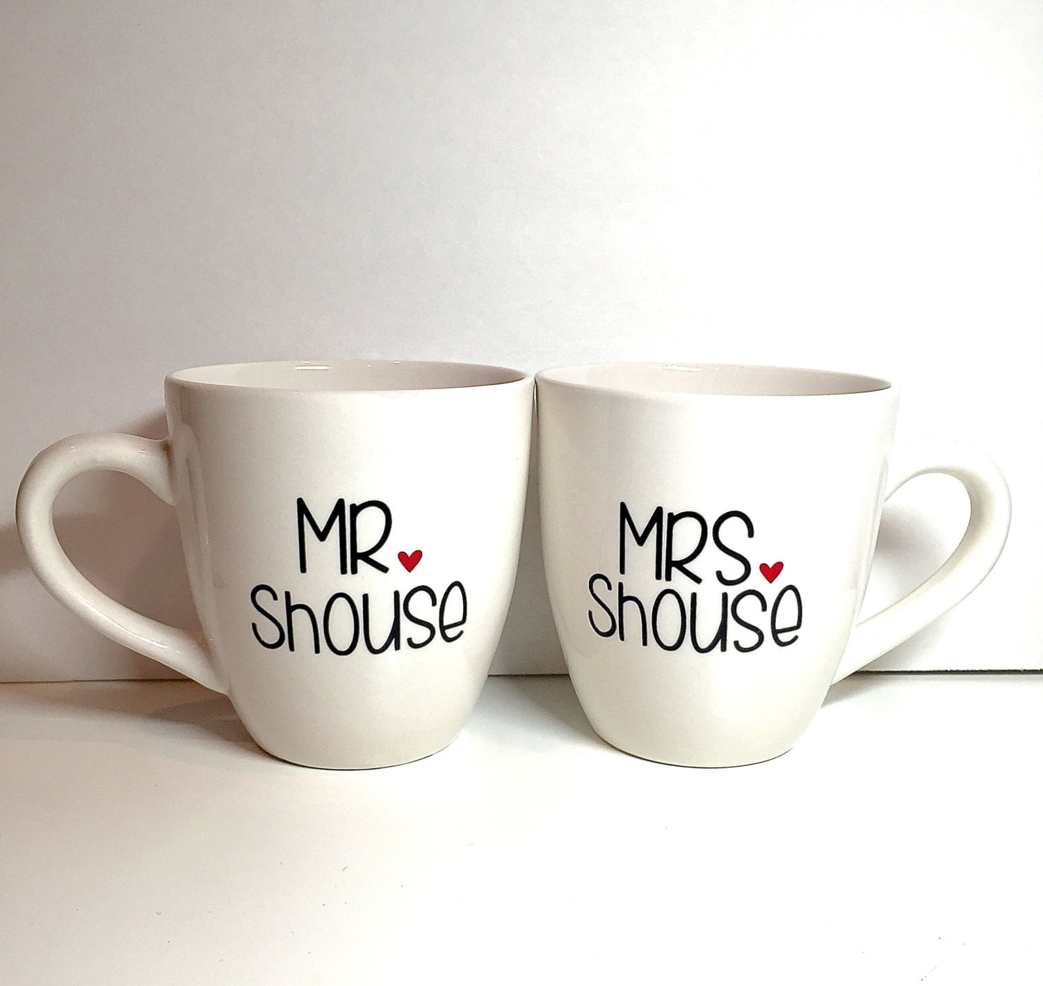 His And Hers Mugs Mug Set Customized Coffee By ThatBigBlueWhale