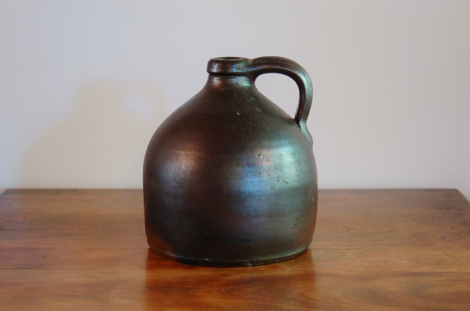 Antique Brown Salt Glazed Stoneware Beehive Moonshine Whiskey