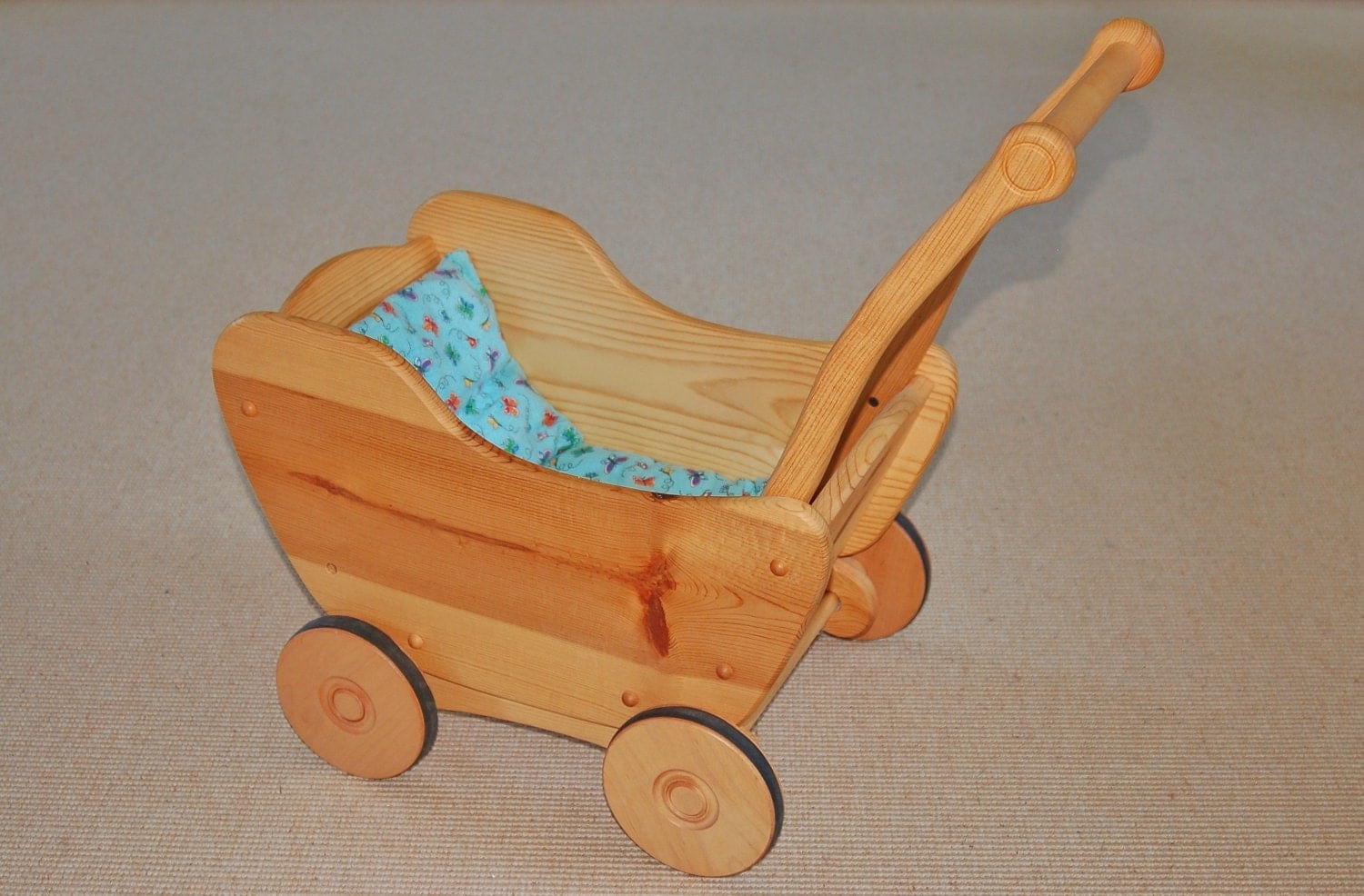 dolls wooden pram