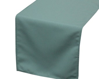 Robin Egg Polyester Table Runner | Wedding Table Runners