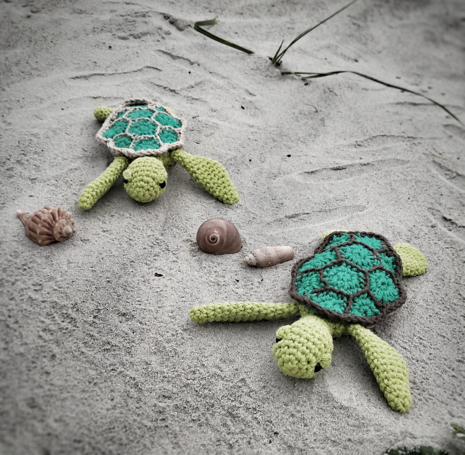 Amigurumi Crochet Pattern Easy Cute Baby Sea Turtle