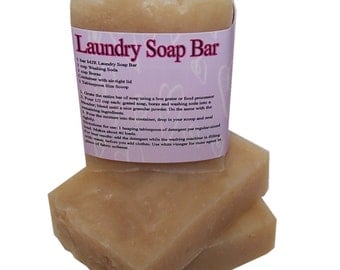 Laundry Bar Soap-Shred the soap and add borax & washing soda! Works fantastic on dirt and grease! by MJR Soaps