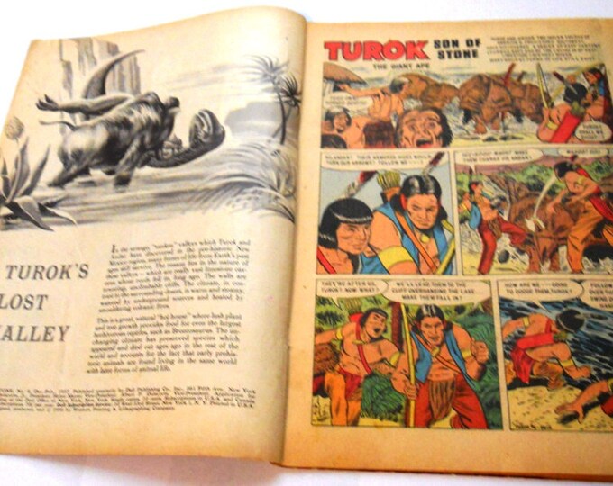 Dell Comics Turok Son of Stone #6 Dec.-Feb., 1957 VG