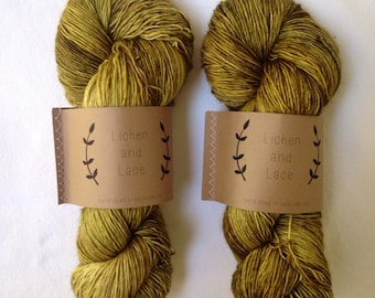 Shrub ~ Lichen and Lace Hand Dyed Yarn