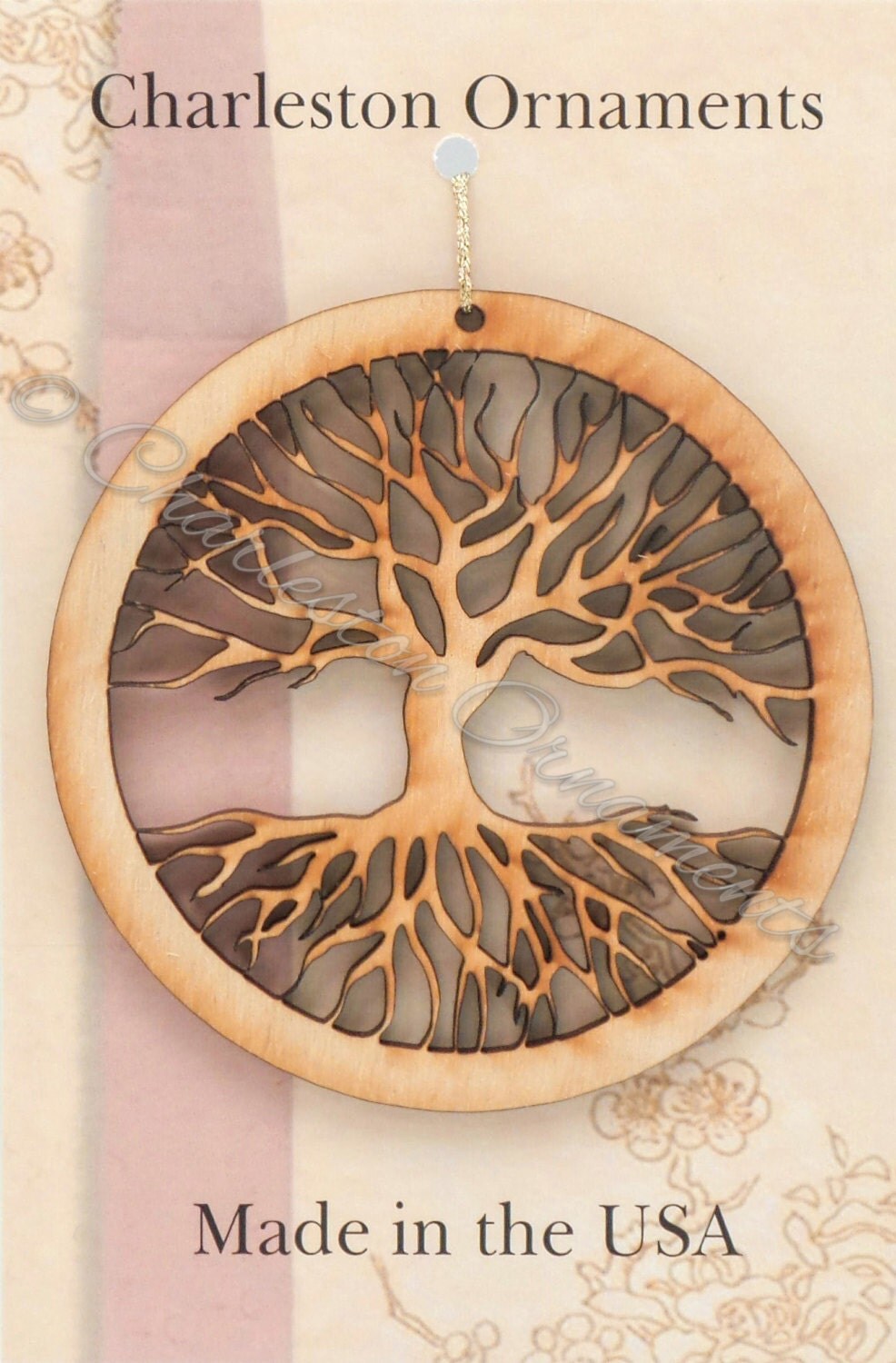 Tree of Life Ornament Tree of Life Christmas by PalmettoEngraving