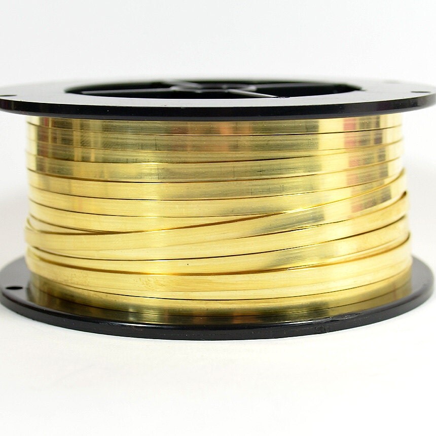 Red Brass Bezel Wire 1/8 Inch 24 Gauge Choose Your