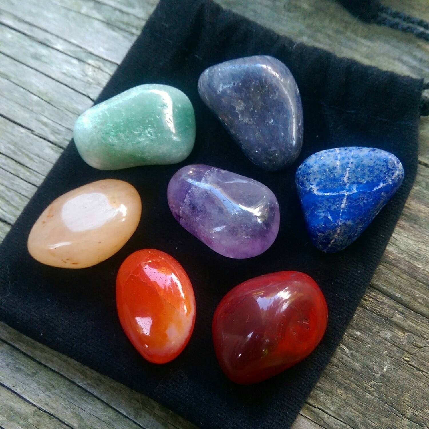 7 Chakra Stone Set Tumbled