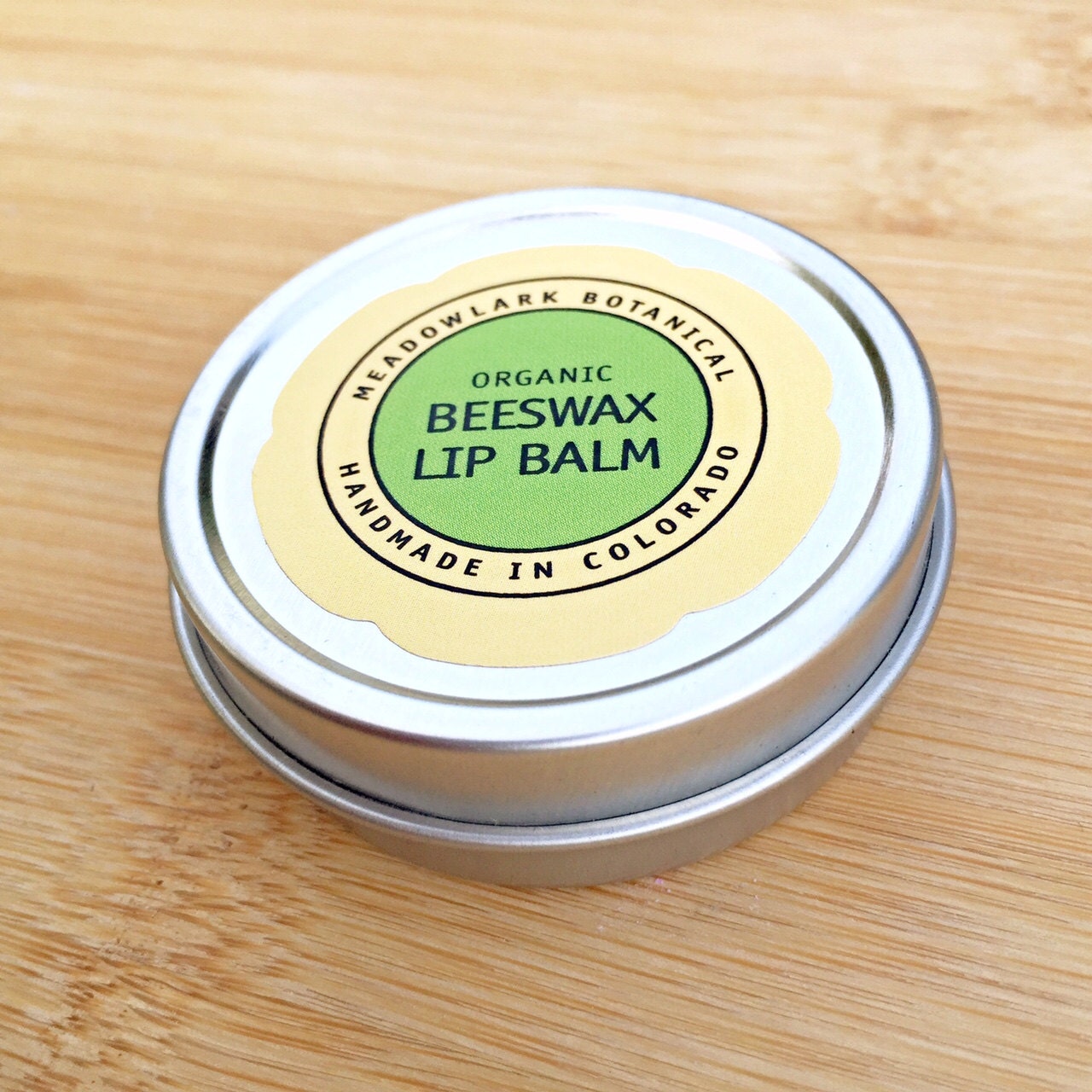 Beeswax Lip Balm W Local Honey Natural Lip Balm For