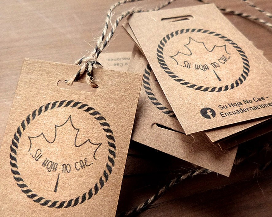 Custom Hang Tags 100 Custom Kraft Tags Kraft by AugieStore