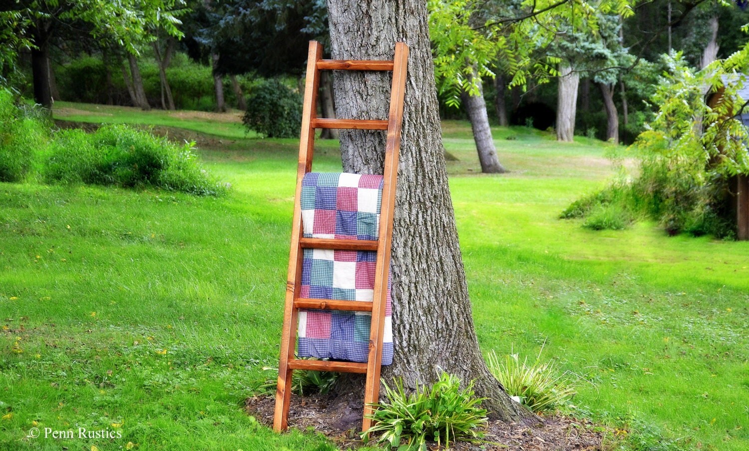 Everyday Rustic Quilt Ladder