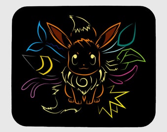 Eevee Nine-Tailed Eeveeloution Mousepad
