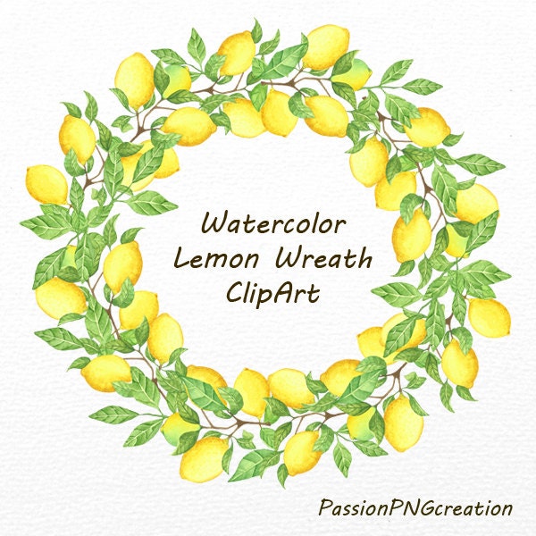 watercolor wreath clipart - photo #32
