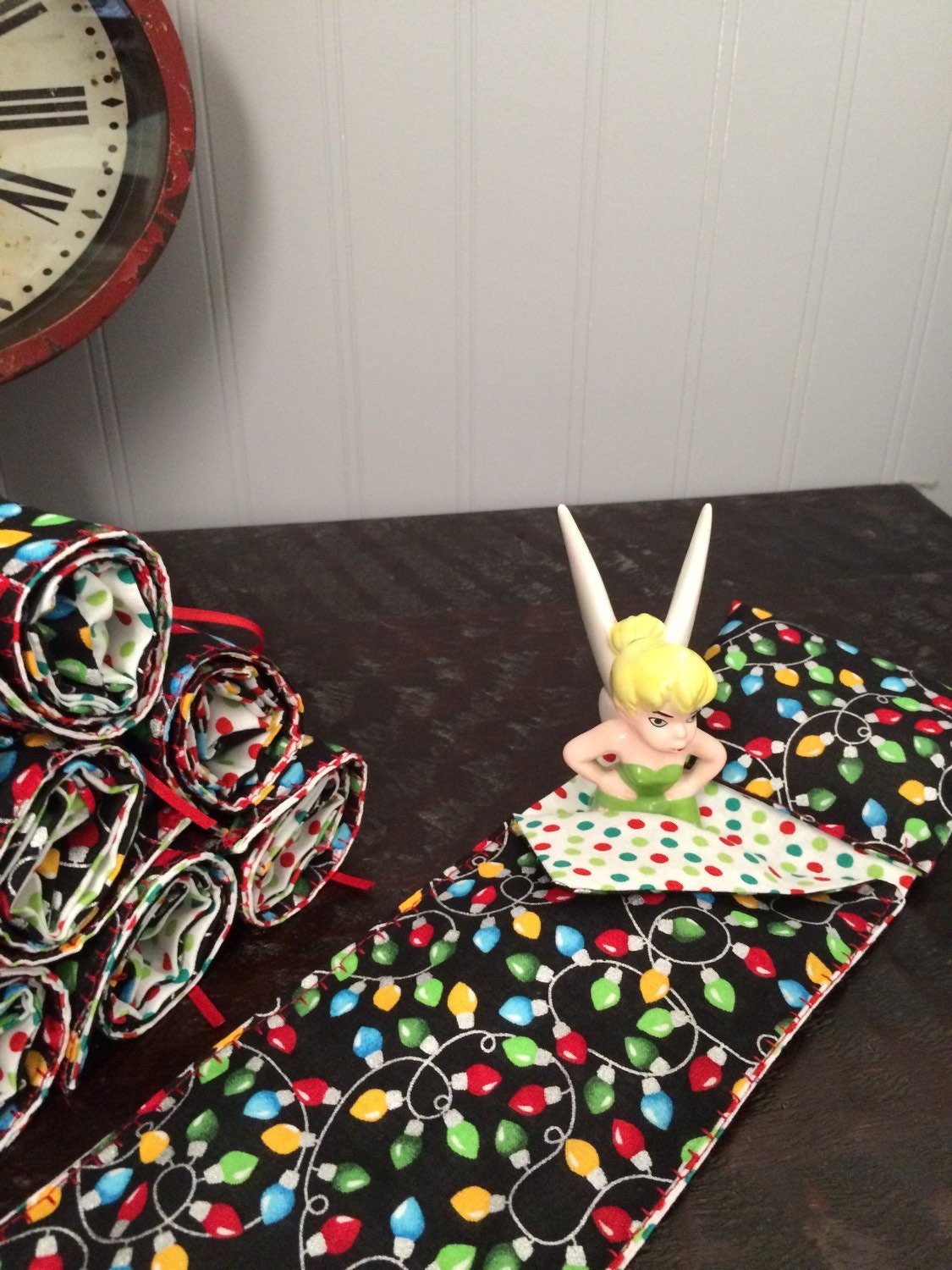 Rollup Sleeping Bag for toy Christmas Elfs or Barbie sized