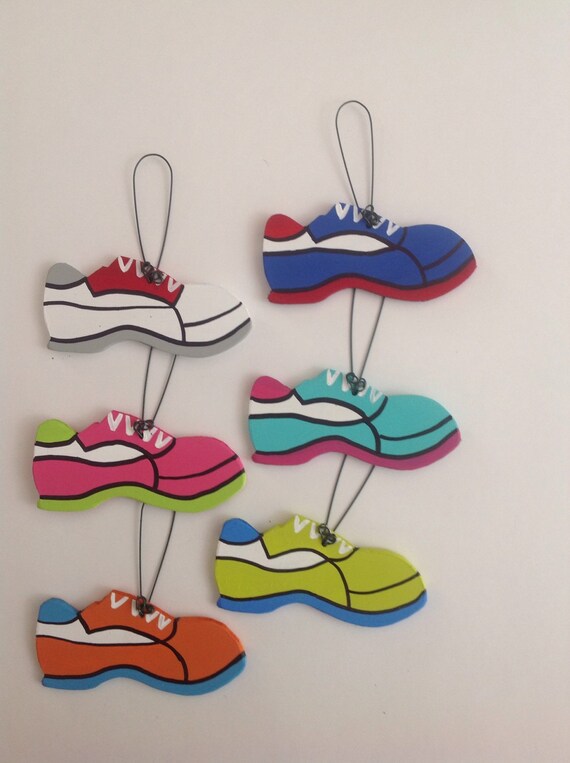 Fast Shipping Personalized Wooden Running Shoe Christmas