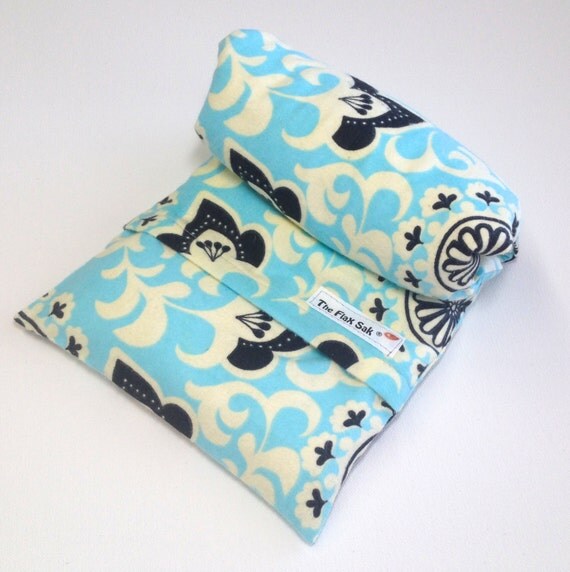 FLAX HEATING PAD large 8 X 18 in by lalatextures on Etsy