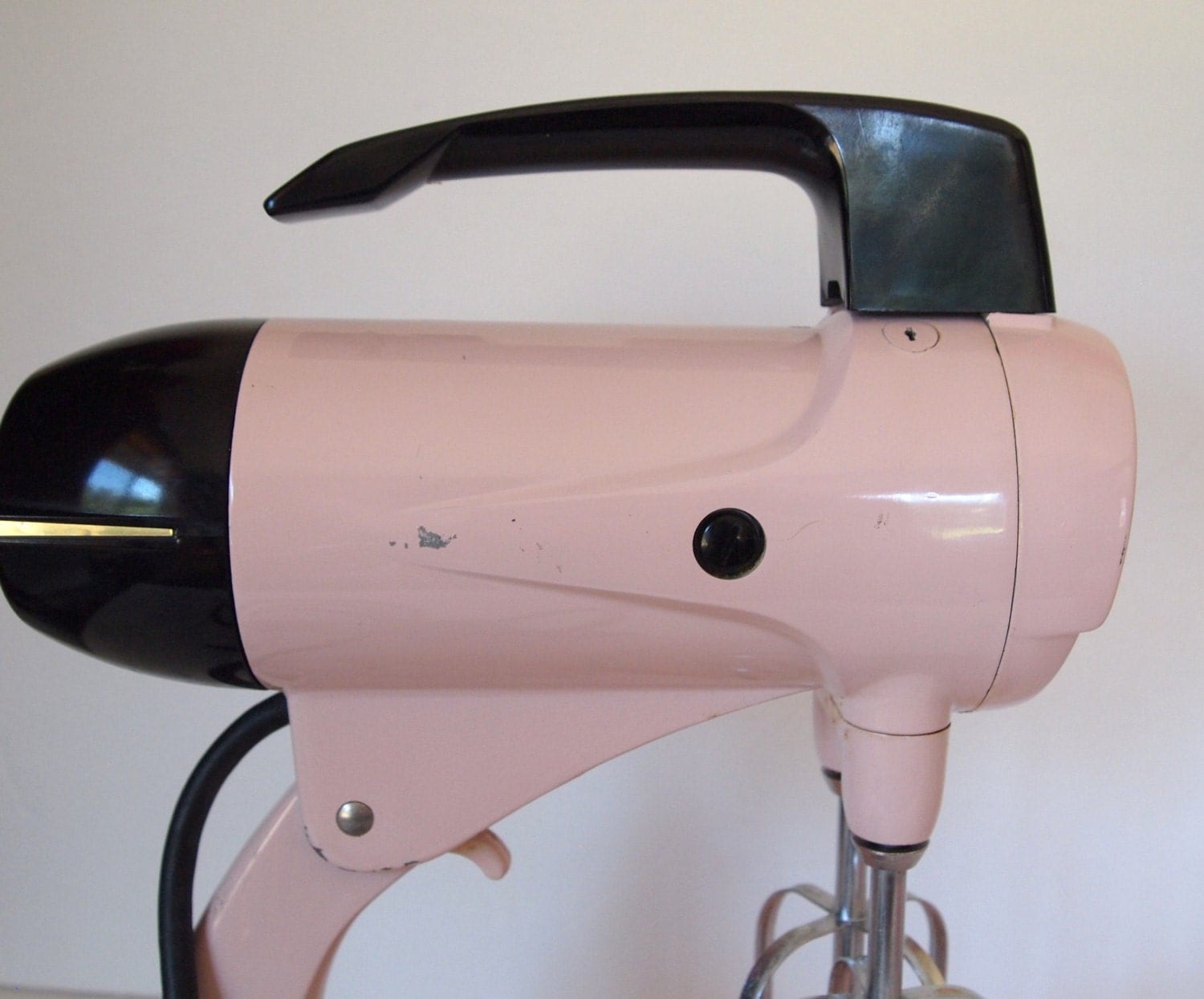 Vintage Pink Sunbeam Mixmaster Electric Stand Mixer & 2