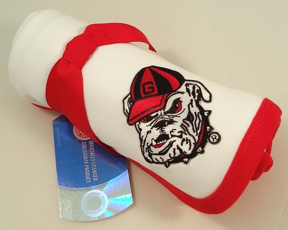 Georgia Bulldog Baby Receiving Blanket by FutureTailgater ...