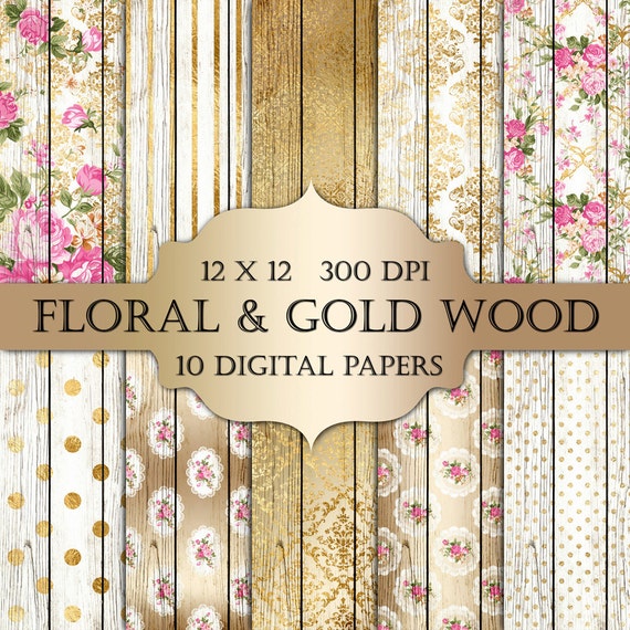Download Shabby Chic Wood Digital Paper - pastel, rustic wood ...