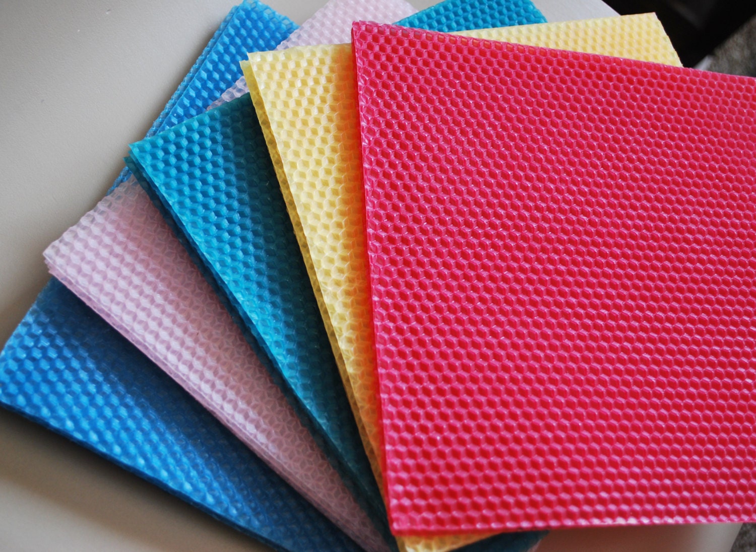 2 beeswax sheets 100 pure Candle Making kit