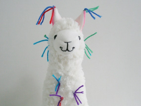 Plush llama. Little Llama Decorated with Tassles ...Just like the Llamas of Fox Hill!