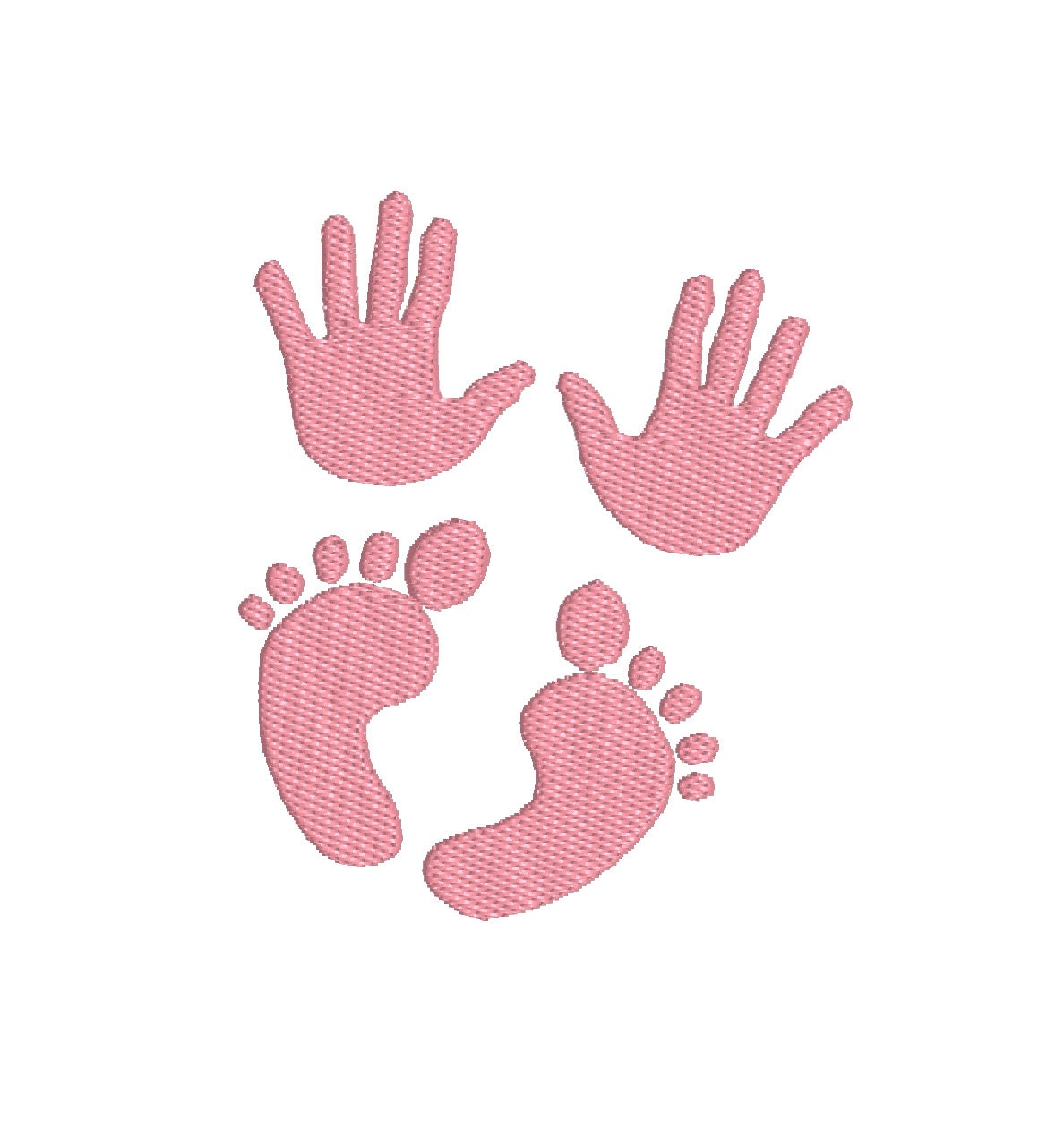 Baby Handprints and Footprints New Baby Maternity