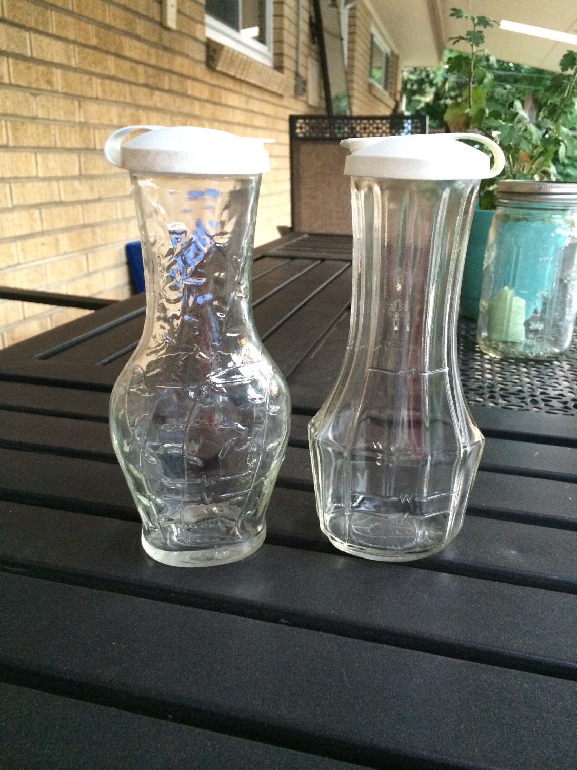 2 Good Season Salad Dressing/ Oil and Vinegar Salad Dressing Cruets