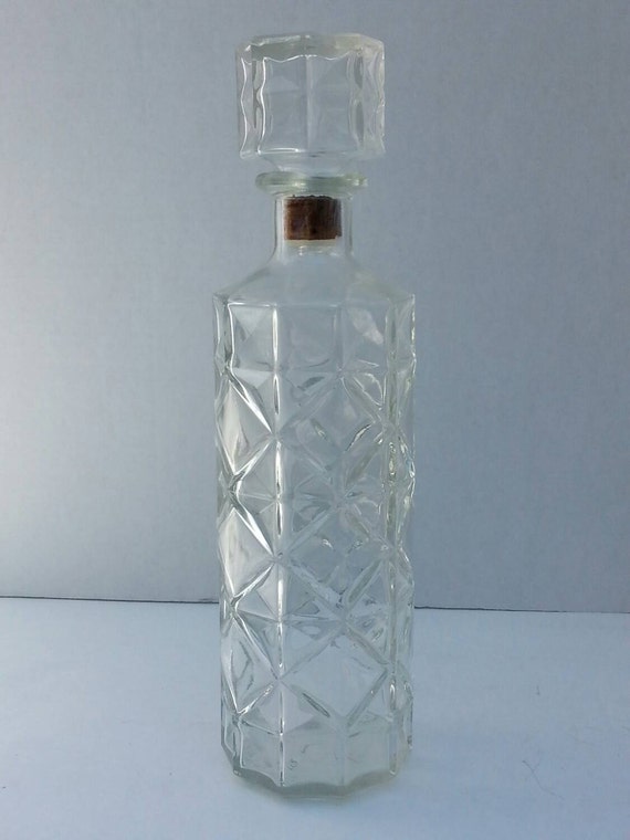 Vintage Decanter With Stopper. by Candmjewelrydesigns on Etsy