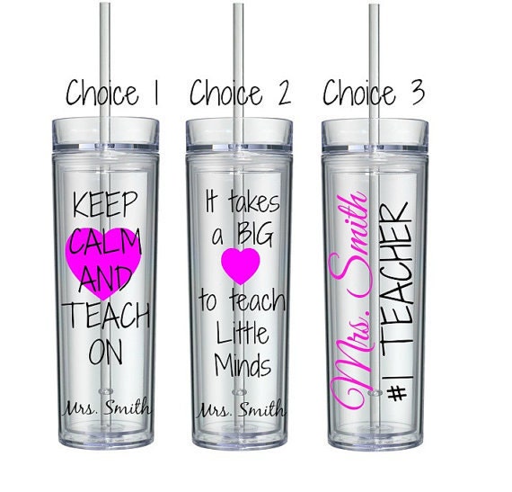 Personalized teacher tumbler teacher gifts Keep by WeddingsByLeann