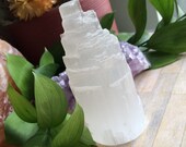Selenite Skyscraper Points