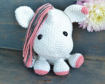Unicorn Crochet Pattern. Una The Unicorn Amigurumi Crochet Pattern. Cute Unicorn Amigurumi Pattern. Unicorn Downloadable PDF Crochet Pattern