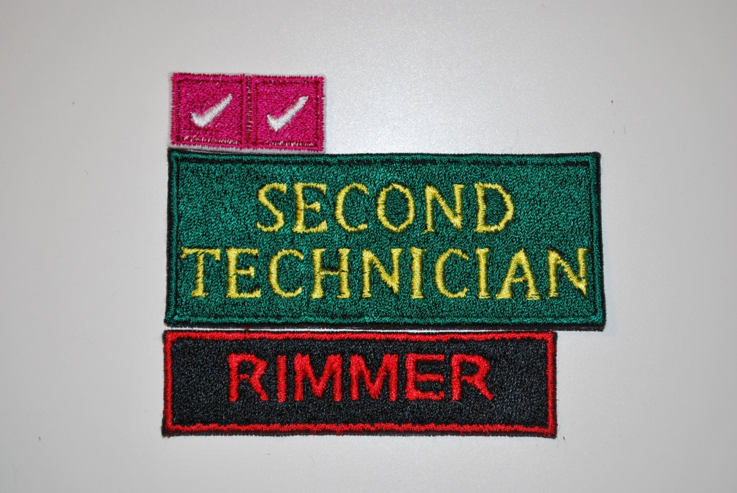 SET Red Dwarf Rimmer Costume Patches Fully Embroidered Sci-fi