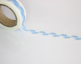 Masking tape / Washitape feet blue