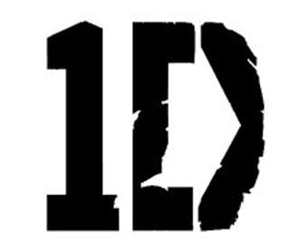 1D One Direction 4" Custom Decal