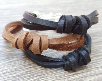 Leather Bracelet, Boys bracelet, girl bracelet, adult bracelet,toddler bracelet,baby bracelet, baby boy bracelet, boy jewelry, girl jewelery