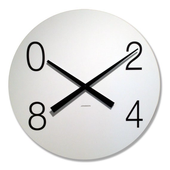 24 Diameter Wall Clock by JonssonClocks on Etsy