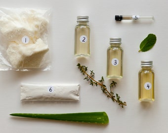 Organic Whipped Nut-Free Body Butter DIY Kit 4 fl oz