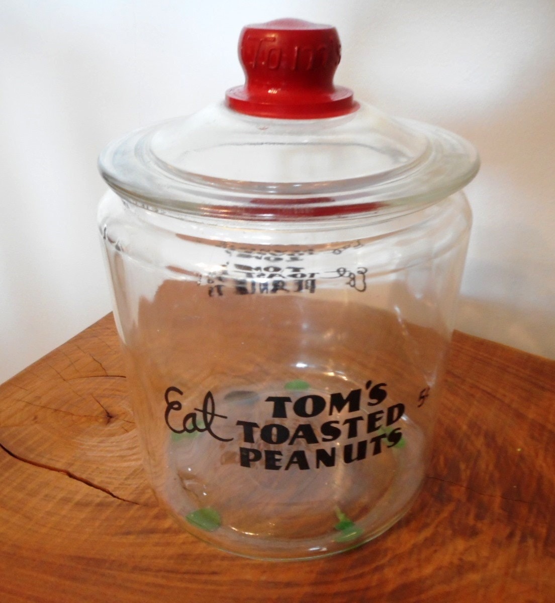 TOM’s Toasted Peanut Jar w/ Lid (Vintage) Haute Juice