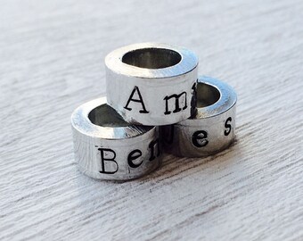 Personalised Beads to fit Pandora and Camilla Bracelets
