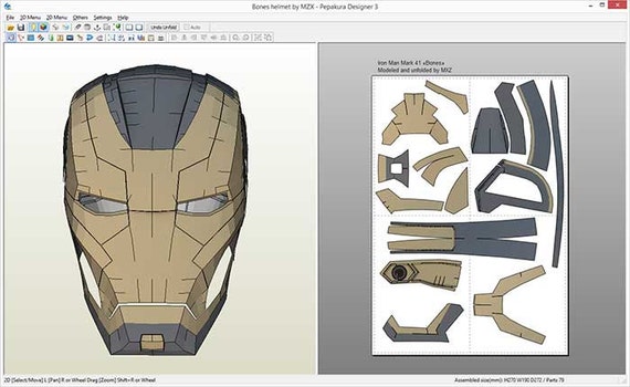 Pepakura iron man mark 50 files download