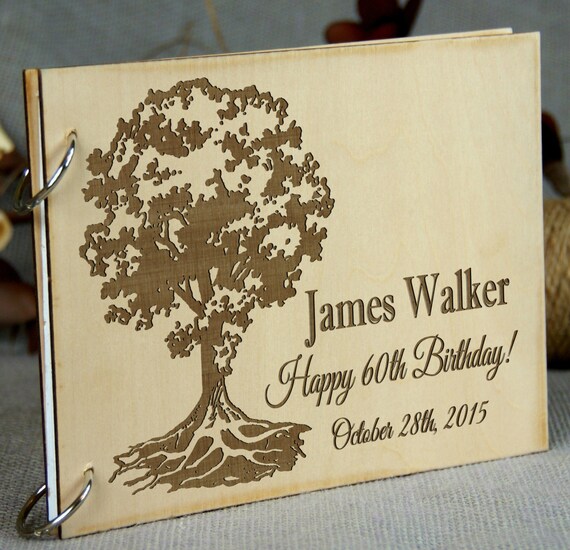 Personalized Birthday Anniversary guest book Custom design