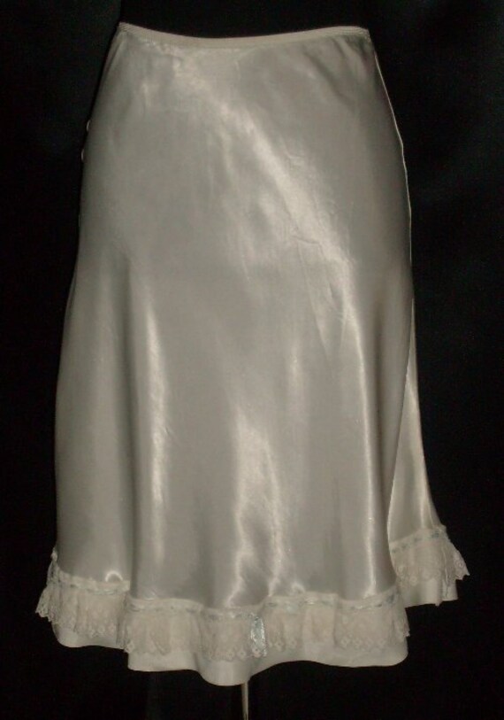 vintage satin half slips