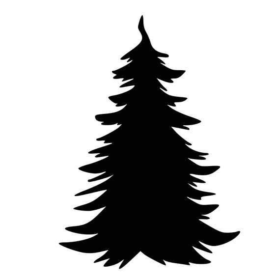 Old Pine Tree Die-Cut Decal Car Window Wall Bumper Phone