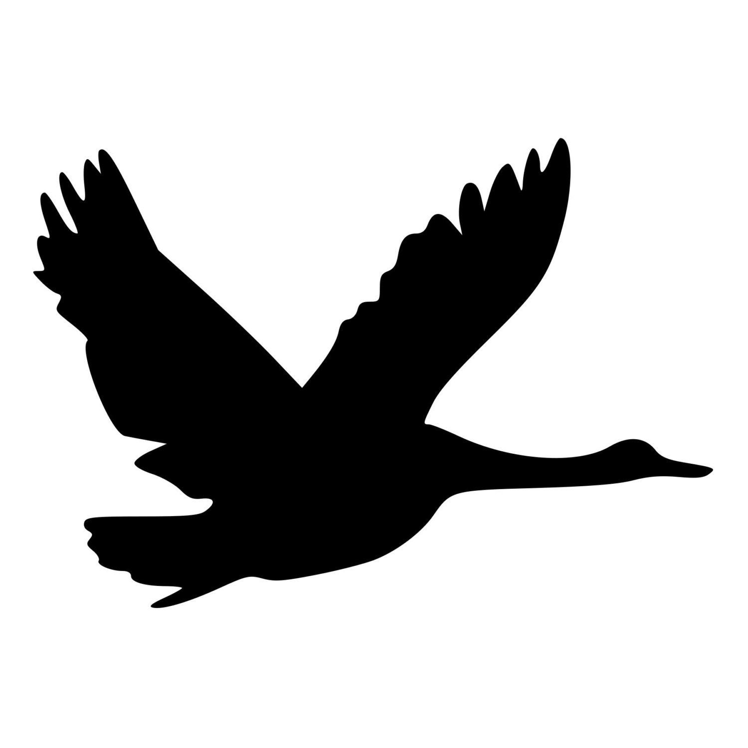 Flying Goose 2 Die-cut Decal Car Window Wall Bumper Phone