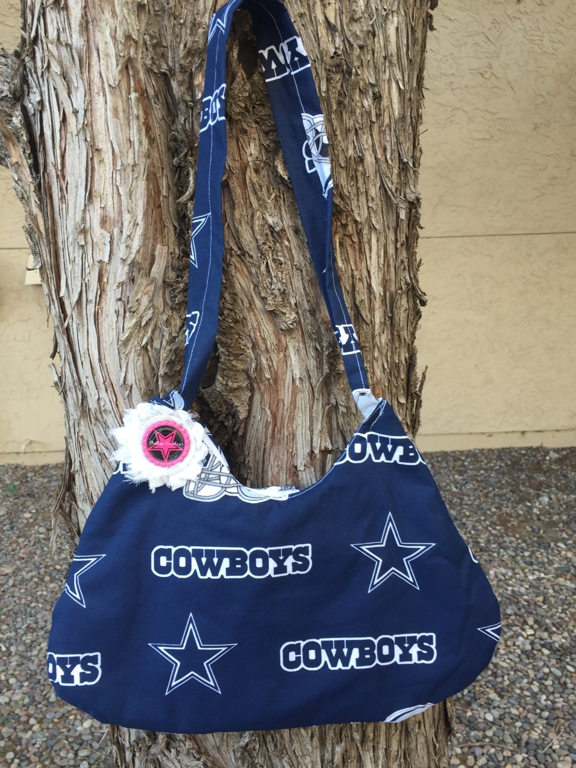 NFL Dallas Cowboys small hobo bag purse handbag football