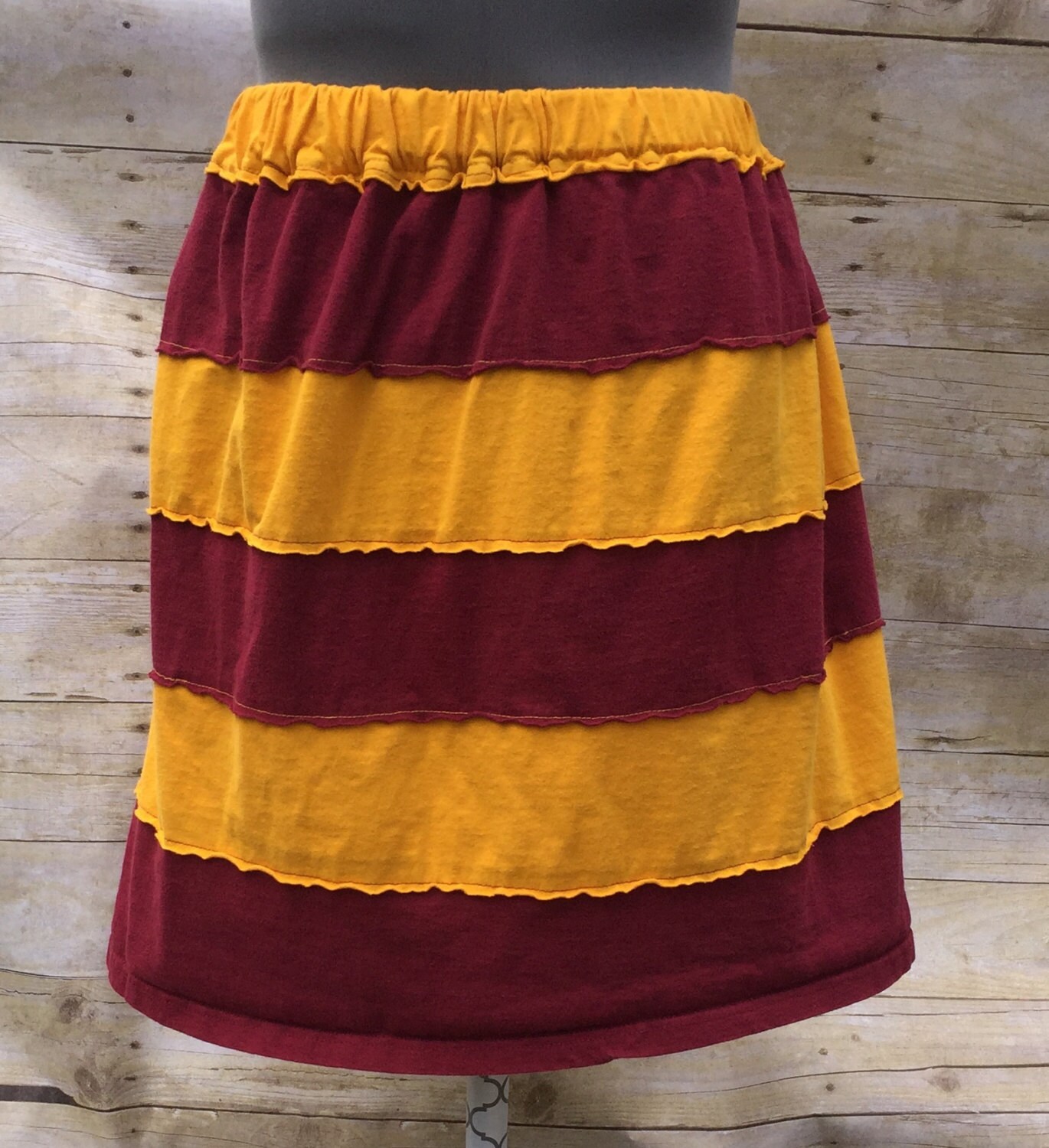 Rugby Stripe Skirt show off your school spirit with this
