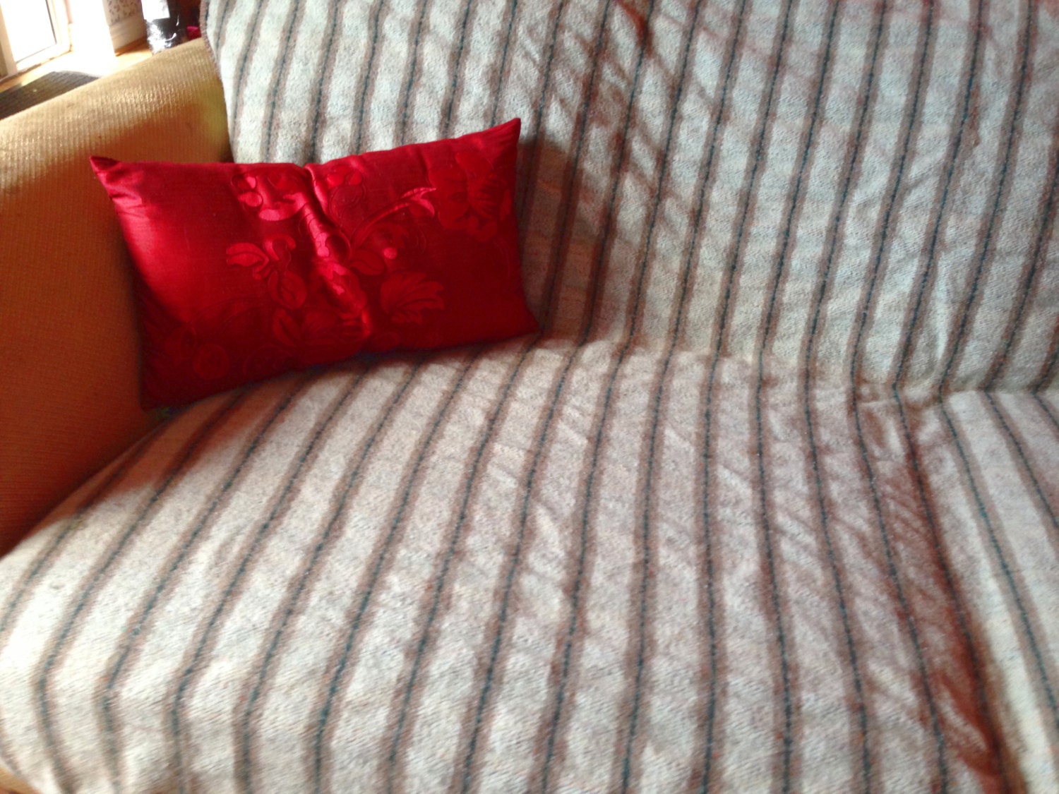 Irish Wool Throw Sofa Throw Over 4 foot 8 wide x 6 foot 4 length