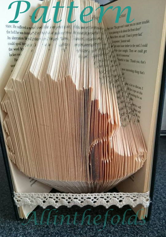 Hedgehog book folding pattern