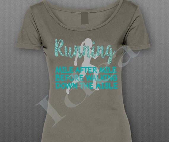 Download Items similar to Wedding, Workout Tank, Tee Shirt, Running ...