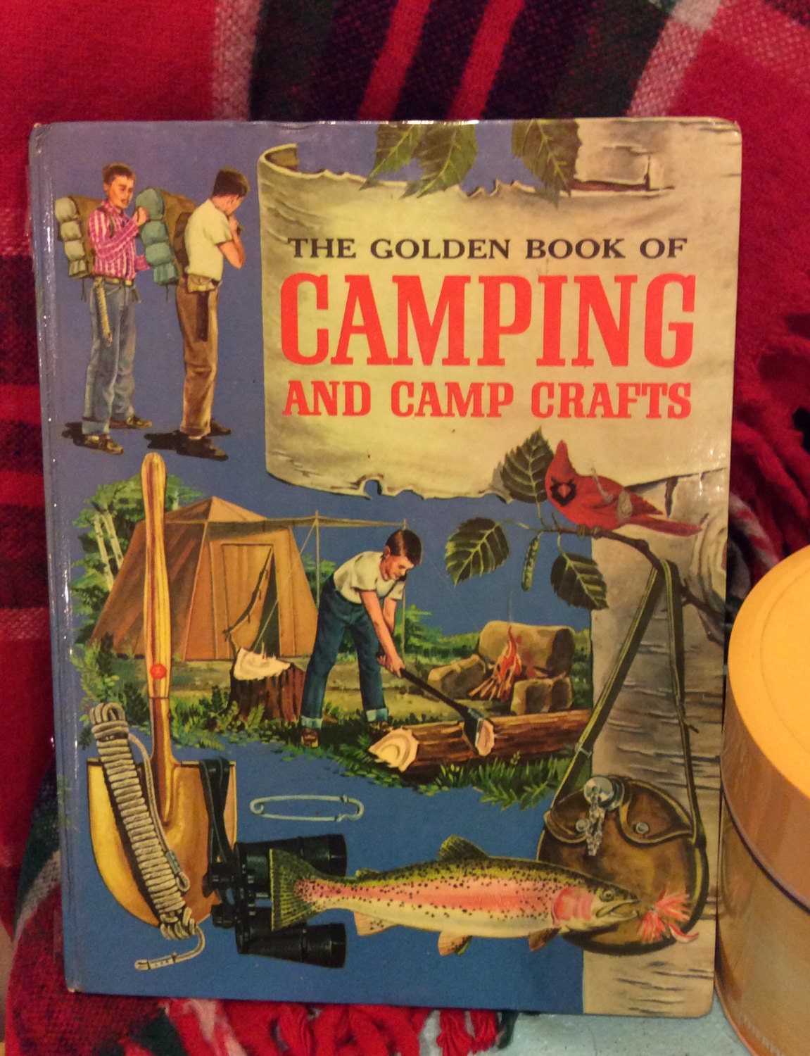 1960's The Golden Book of Camping and Camp Crafts